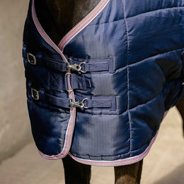 Equithème Aztec Stalldecke für Pferde aus Polyester in Blau Bunt Größe 6'6 – Bild 1 von 2