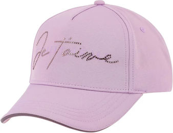 Produktbild von Equithème Baseball Kappe Je t'aime-Aude aus Stoff für Damen und Herren in Rosa oder Lila