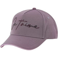 Produktbild von Equithème Baseball Kappe Je t'aime-Aude in Rosa aus Stoff für Unisex