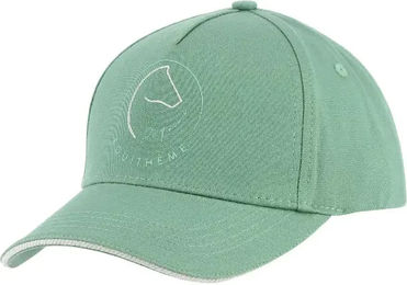 Produktbild von Equithème Baseballkappe Je t'aime Ponytail für Damen in Grün