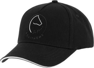 Produktbild von Equithème Baseballmütze Je t'aime Ponytail für Damen in Schwarz