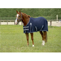 Produktbild von Equithème Baumwolldecke für Pferde Blau 165 cm