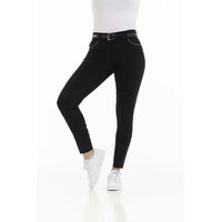 Produktbild von Equithème Belinda Damen-Reithose mit Mid Grip aus Baumwolle Schwarz Größe 44