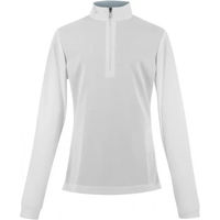 Produktbild von Equithème Buffy Langärmeliges Turnier-Reitpolo für Damen in Weiß Größe S