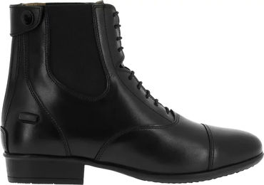 Equithème Chic Reitstiefel aus Leder für Damen in Schwarz Größe 40 mit Schnürung und Reißverschluss – Bild 1 von 8