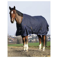 Produktbild von Equithème Classic 1200D Outdoordecke für Pferde in Blau Größe 6'6 - 50 g