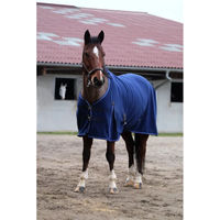 Produktbild von Equithème Classic Fleece-Pferdehemd aus Polyester in Blau