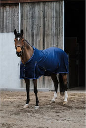Produktbild von Equithème Classic Pferdedecke aus Poly-Baumwolle in Blau