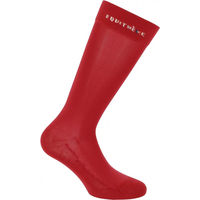 Produktbild von Equithème Classic Reitsocken aus Baumwolle Unisex Rot Grösse 39/41