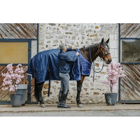 Produktbild von Equithème Classic Unterdecke für Pferde aus Nylon in Blau