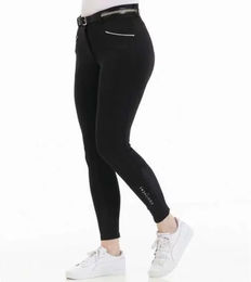 Equithème Claudine Reithose für Damen mit Full Grip in Schwarz Größe 38 – Bild 1 von 9