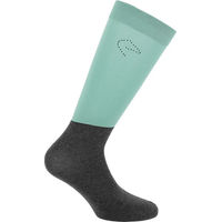 Produktbild von Equithème Compet JTM Reitsocken aus Baumwolle Unisex Grün Größe 31/35 2er Pack