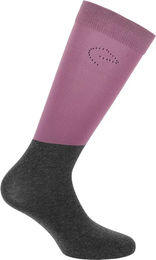 Produktbild von Equithème Compet JTM Reitsocken aus Baumwolle Unisex Lila Größe 36/41 2er Pack