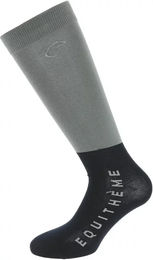 Produktbild von Equithème Compet Reitsocken aus Baumwolle Unisex Grau Größe 31/35