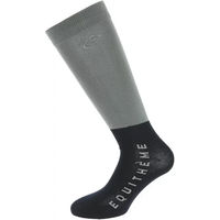 Produktbild von Equithème Compet Reitsocken aus Baumwolle Unisex Grau Größe 31/35