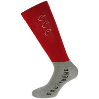 Produktbild von Equithème Compet Reitsocken aus Baumwolle Unisex Rot Größe 31/35