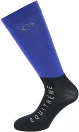 Produktbild von Equithème Compet Reitsocken Unisex aus Baumwolle Blau Bunt Größe 31/35
