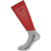 Produktbild von Equithème Compet Reitsocken Unisex aus Baumwolle Bunt Rot Größe 36/41
