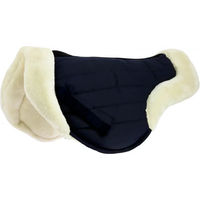 Produktbild von Equithème Cushion Sattelpad aus Baumwolle Blau für Warmblut