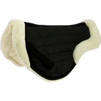 Produktbild von Equithème Cushion Sattelpad aus Baumwolle Schwarz für Warmblut