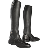 Produktbild von Equithème Damen Minichaps aus Leder Schwarz XS