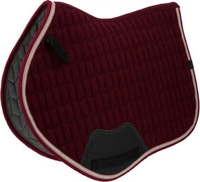 Produktbild von Equithème Eclat PS Satteldecke für Pferde aus Polyester in Grau oder Rot Größe M