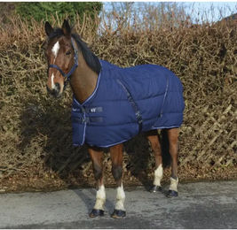 Produktbild von Equithème Ecurie Pferdedecke aus Polyester in Blau