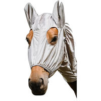 Produktbild von Equithème Ekzem-Schutzhaube für Pferde aus Polyester in Grau Weiß Größe S