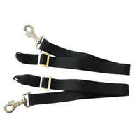Produktbild von Equithème elastische Beinschnüre für Pferdedecken Schwarz