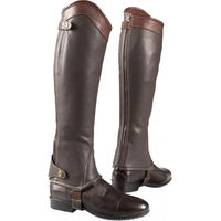 Produktbild von Equithème Elite Minichaps aus Leder Braun Unisex Größe L