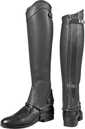 Equithème Elite Minichaps aus Leder für Unisex, Schwarz, S – Bild 1 von 4