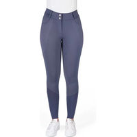Produktbild von Equithème Elsa JTM Reithose Damen Full Grip Blau Größe 36