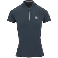 Produktbild von Equithème Emma Reitshirt für Damen in Blau XL aus Polyamid