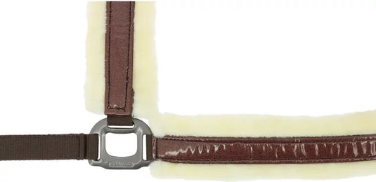 Produktbild von Equithème Fashion Pferd Halfter aus Polyester in Braun