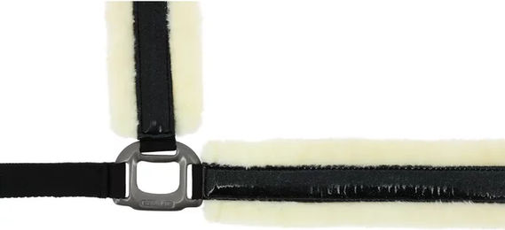 Produktbild von Equithème Fashion Pferdehalfter aus Polyester in Schwarz für Vollblut