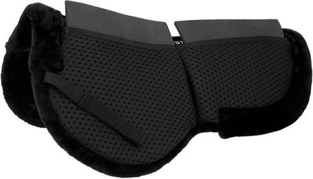 Equithème Flex System Sattelpad mit Correction System für Warmblut in Schwarz aus Polyester – Bild 1 von 4