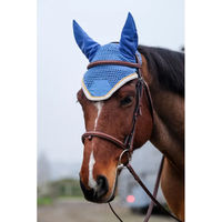 Produktbild von Equithème Fliegenhaube für Pferde aus Denim in Blau