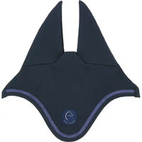 Produktbild von Equithème Fliegenhaube für Pferde aus Polyester in Blau Silber Grösse Full