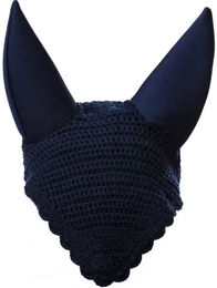 Equithème Fliegenhaube mit Neopren-Ohrenschutz für Pferde in Blau – Bild 1 von 2