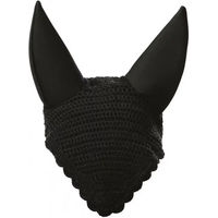 Produktbild von Equithème Fliegenhaube mit Neopren-Ohrenschutz für Warmblut Pferde Schwarz