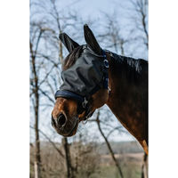 Produktbild von Equithème Fliegenhaube mit UV-Schutz Schwarz Größe L