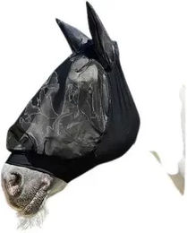 Produktbild von Equithème Fliegenmaske aus Lycra in Schwarz Größe S