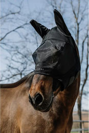Produktbild von Equithème Fliegenmaske für Pferde aus Polyester in Schwarz Größe M