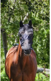 Equithème Fliegenmaske für Ponys aus Polyester in Schwarz – Bild 1 von 1