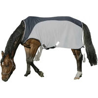 Produktbild von Equithème Flycool Walkerdecke für Pferde aus Polyester in Blau oder Grau Größe 6'0