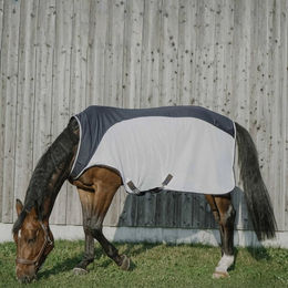 Equithème Flycool Walkerdecke für Pferde aus Polyester in Blau Silber Grau Größe 6'6 – Bild 1 von 2