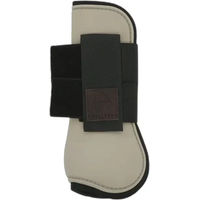 Produktbild von Equithème Gamaschen für Pferde aus Neopren offen Pony Braun Beige