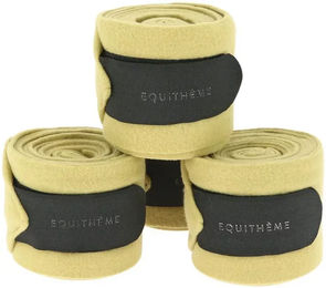 Equithème Gamaschen für Pferde aus Polyester 3 m in Braun und Beige - 4 x 3 m – Bild 1 von 2