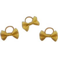 Produktbild von Equithème Glitzer-Flatterschleife aus Polyester in Gelb-Gold