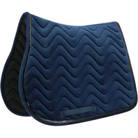 Produktbild von Equithème Glossy Dressurmatte für Pferde aus Stoff in Schwarz oder Blau